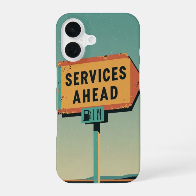 Coque iPhone 16 Services Ahead (Verso)