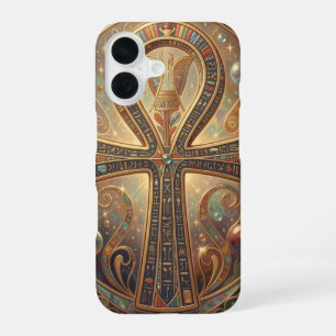 Coque iPhone 16 Signification du symbole Ankh – Clé de la vie