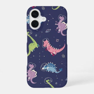 Coque iPhone 16 Space Dino Adventures