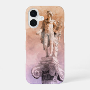 Coque iPhone 16 Statue d'Apollon de la Grèce antique – Mythologie 