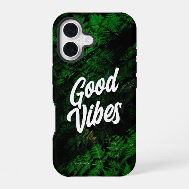 Coque iPhone 16 Style botanique de Good Vibes (Verso)