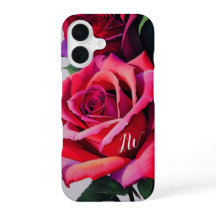 Superbes roses et texte personnalisé
