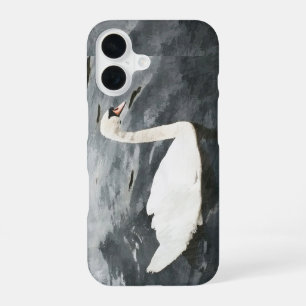 Coque iPhone 16 Swan impressionniste