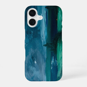 Coque iPhone 16 Téléphone au clair de lune