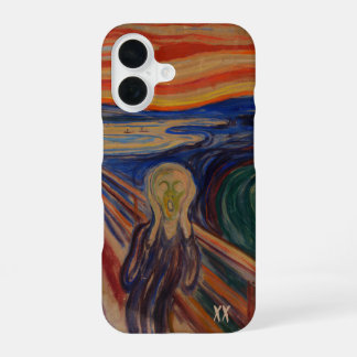 Coque iPhone 16 The Scream by Edvard Munch – Personalized Art