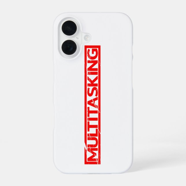 Coque iPhone 16 Timbre multitâche (Verso)