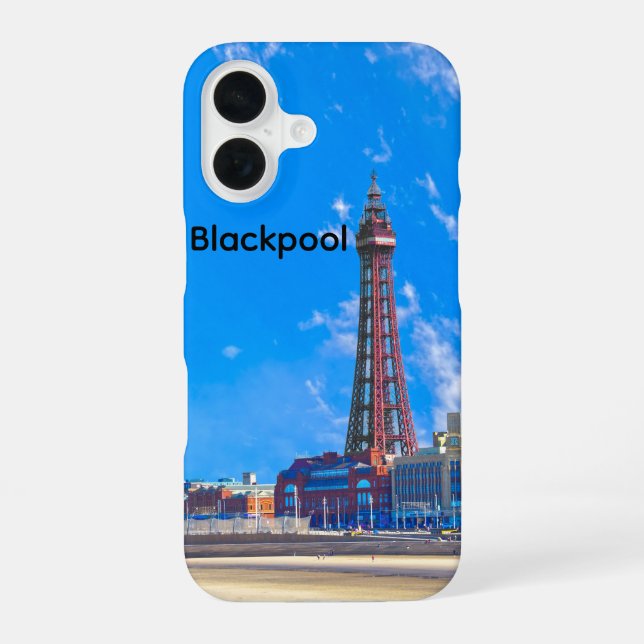 Coque iPhone 16 Tour Blackpool (Verso)