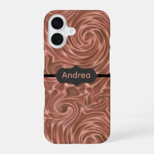 Coque iPhone 16 Tournures de cuivre 