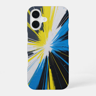 Coque iPhone 16 Un Abstrait Élégamment Audacieux