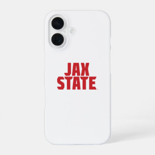 Coque iPhone 16 Université d'État de Jacksonville JAX STATE Rouge