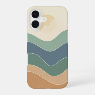 Coque iPhone 16 Vagues côtières vintage