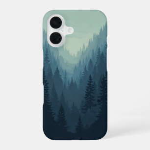 Coque iPhone 16 Vallée Rétro de Pins