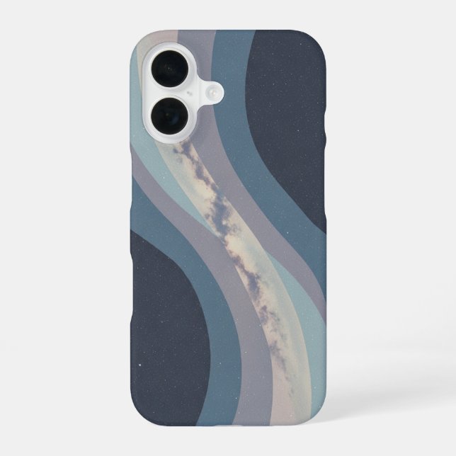 Coque iPhone 16 Vintage Milky Way (Verso)
