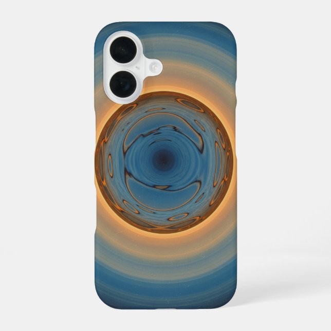 Coque iPhone 16 Vintage Planetary Reflection (Verso)