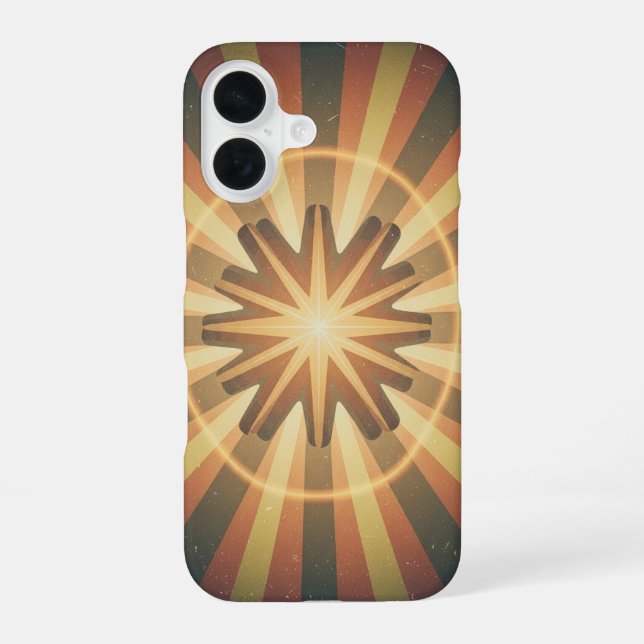 Coque iPhone 16 Vintage Stellar Halo (Verso)