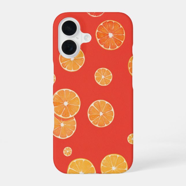 Coque iPhone 16 Vitamin Vibes Citrus Slices Phone Case (Verso)
