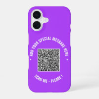 Votre code QR et texte personnalisé Samsung Coque