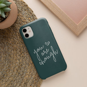Coque iPhone 16 Vous êtes assez Citation Inspirante Lettrée à la