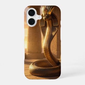 Coque iPhone 16 Wadjet - Déesse cobra égyptienne