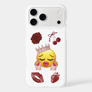 Coque iPhone 17 Pro Max Princesse Emoji Y2K Mignon