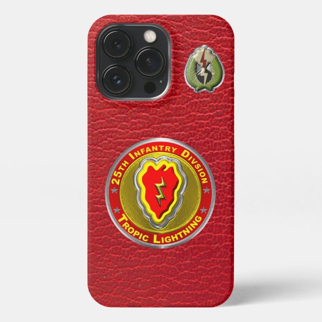 Coque iPhone 25e division d'infanterie (Verso)
