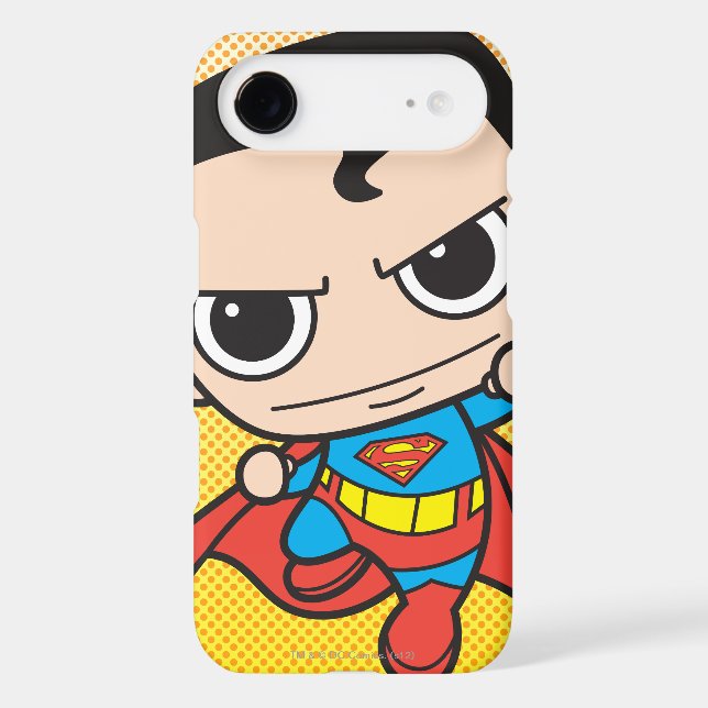 Coque iPhone 3 Mini Superman volant (Verso)