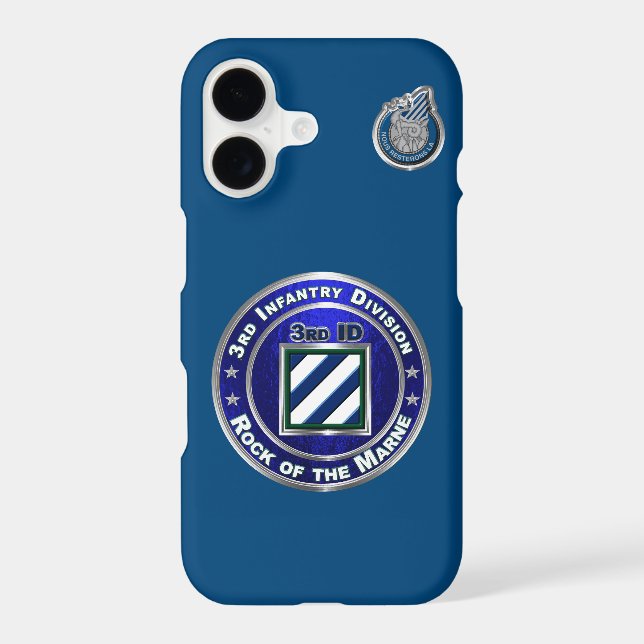 Coque iPhone 3e division d'infanterie (Verso)