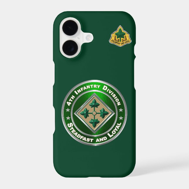 Coque iPhone 4e division d'infanterie (Verso)