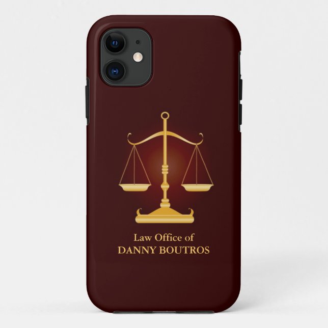 Coque iPhone 5 Balance de la Loi (Dos)