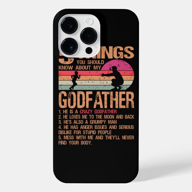 Coque iPhone 5 Choses Que Tu Devrais Savoir Sur Mon Père-Godfat (Verso)
