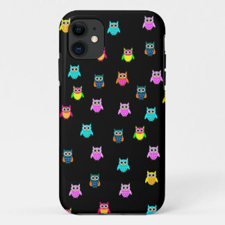 coque iphone 5 hiboux colorés