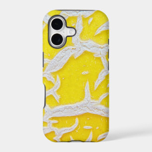 Coque iPhone 5 motif melon jaune et blanc