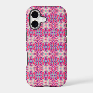 Coque iPhone 5 motif tribal rose violet