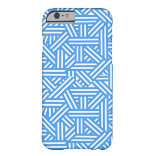Coque iPhone 6 Barely There Lignes bleues