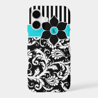 Coque iPhone 7 | Damas | Tracées | Turquoise