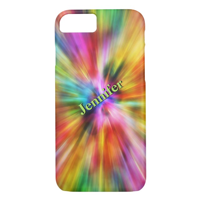Coque iPhone 7 | Lumières arc-en-ciel | Personnali (Dos)