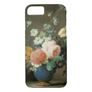 Coque iPhone 7 Roses, Ranunculus et autres fleurs dans un Vase Bl