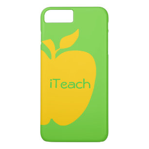 Coque iPhone 8 Plus/7 Plus Big Yellow Apple Teacher's iPhone 7 Plus Coque