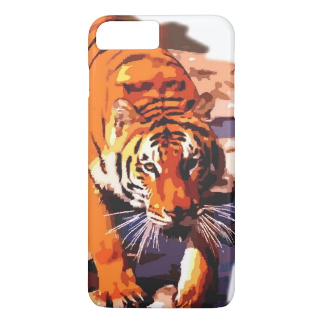 Coque iPhone 8 Plus/7 Plus Tiger iPhone 7 Plus Coque (Dos)
