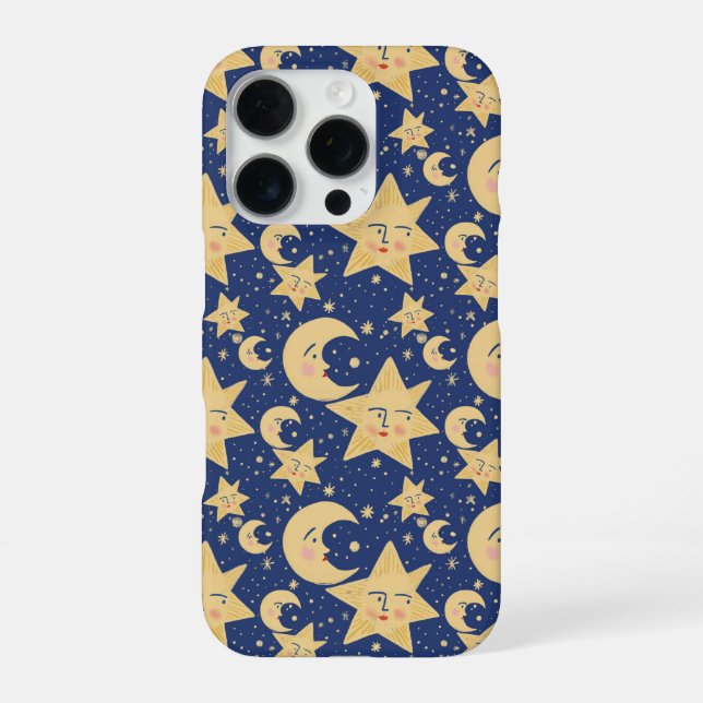 Coque iPhone 90s rétro Whimsy Goth Celestial iPhone 16 Coque (Verso)