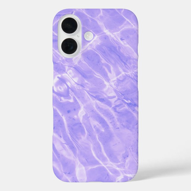 Coque iphone à ondulation d'eau de lavande (Verso)