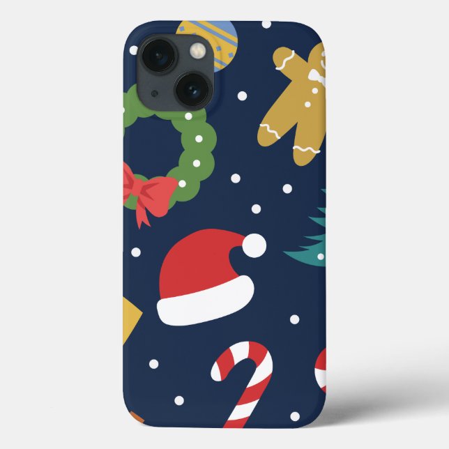 Coque iphone à thème Noël (Verso)