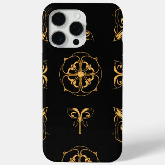 coque iphone à vague dorée
