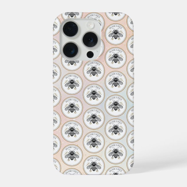 Coque iPhone Abeille à miel (Verso)