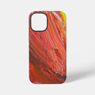 Coque iPhone 12 Mini Abstract Vertical Gesture in Red