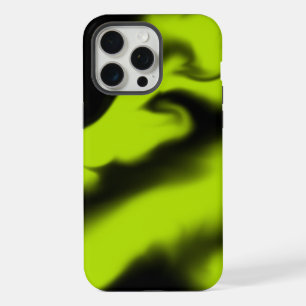 Abstrait 3 en noir et vert citron