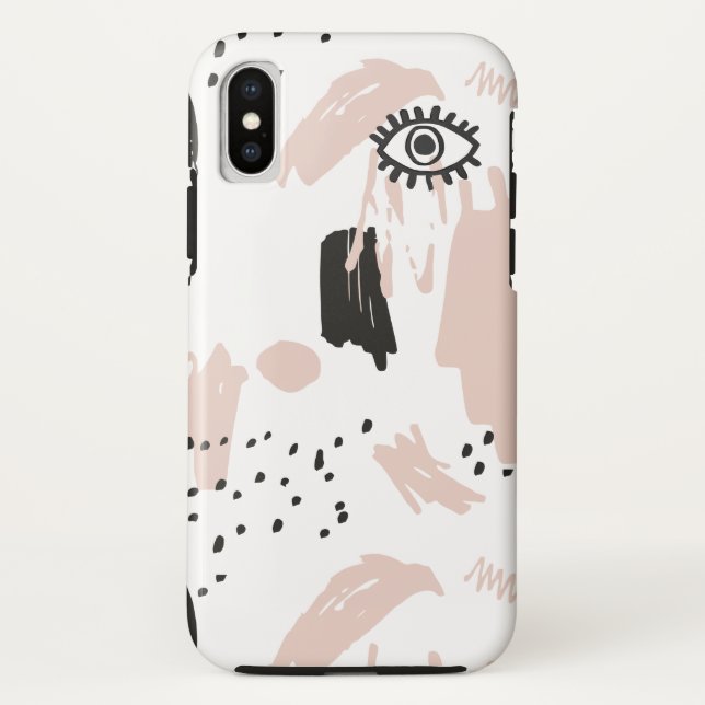 Coque iphone abstrait d'oeil (Dos)