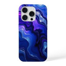 Abstrait fluide bleu et violet