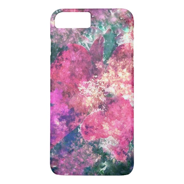 Coque iphone Abstrait rose (Dos)