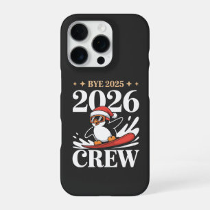 Coque iPhone 16 Pro Adieu Drôle 2025 2026 Équipe Nouvel An Amis Groupe